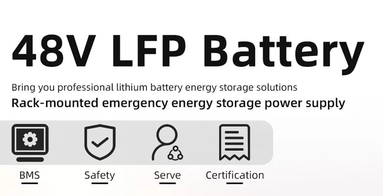 48V 100ah Lifep04 5kwh Solar Systems Server Rack Version Battery