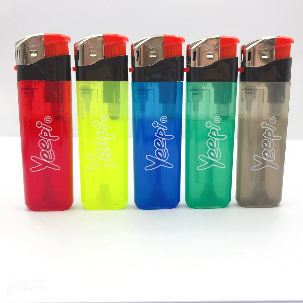 Custom Logo Refillable Electric Cigratte Smoking Flameless Charging Kitchen Lighter