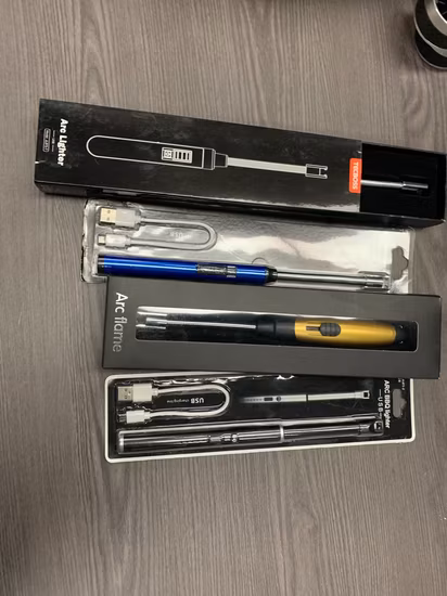 BBQ Grills Flame Less USB Rechargeable Double Arc Lighter/Electric Lighter