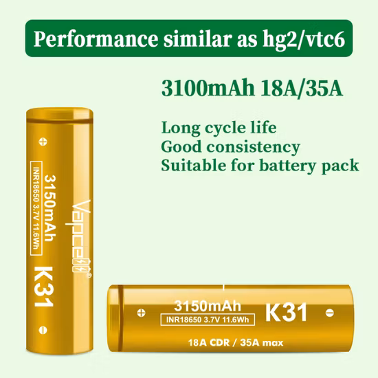 Litio cilíndrico recargable 6000mAh 18650 celdas Li Ion 3.7V 18650 Li