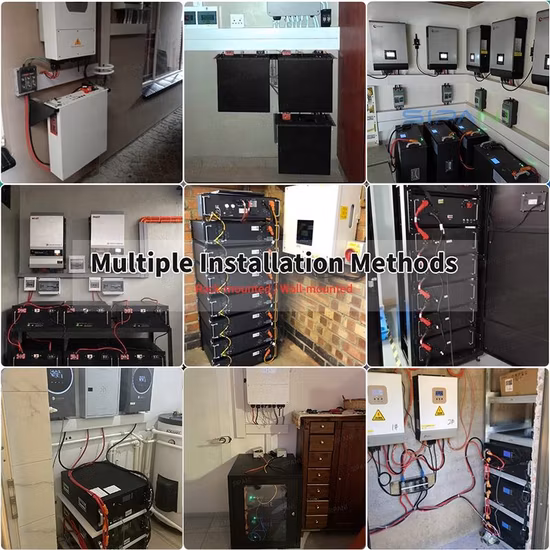 batería de la versión del estante del servidor de los sistemas solares de 48V 100ah Lifep04 5kwh